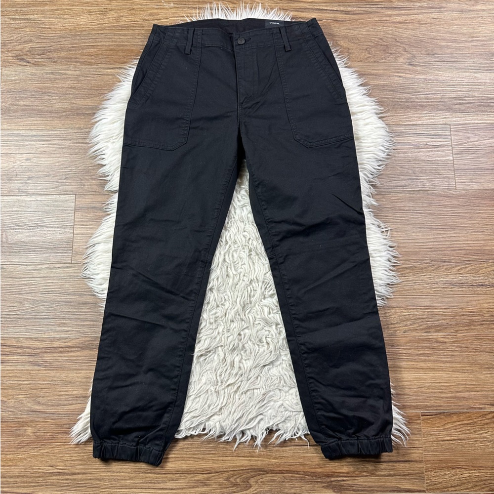 Vince Elastic-Hem Patch-Front Utility Jogger Pants - image 3